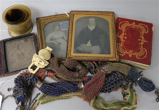 A collection of miscellaneous items and ephemera,